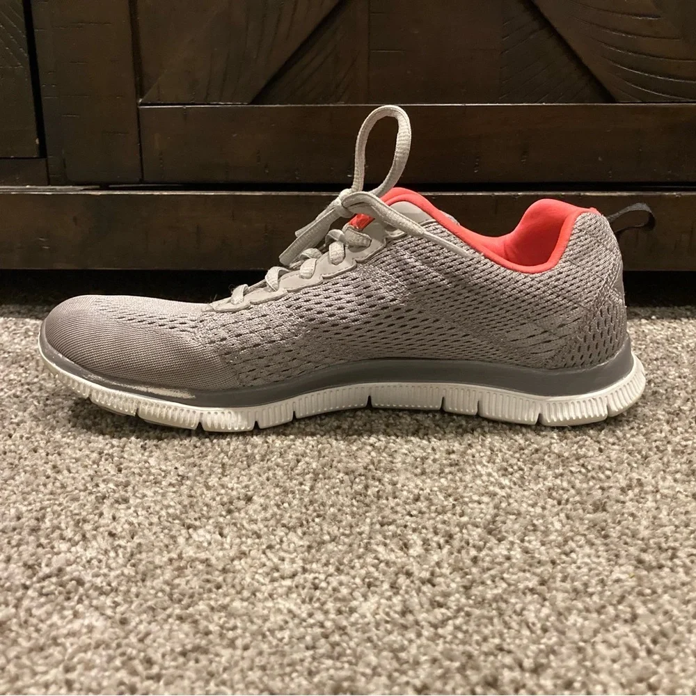 Skechers Womens Flex Appeal - Obvious Choice - 12058-LGCL Grey - Size 9